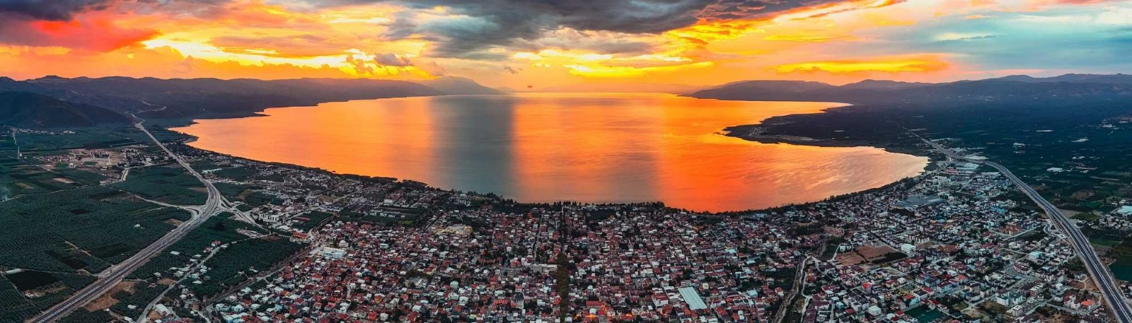İznik gölü kıyı görünümü